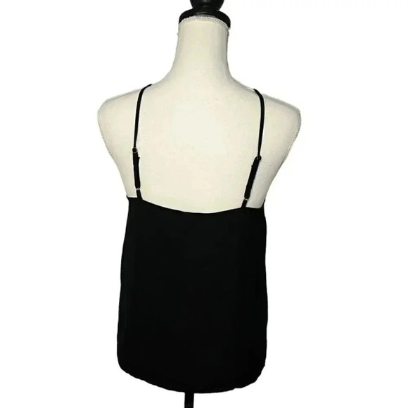 Forever 21 size S gorgeous black tank with spaghetti straps EUC - Picture 3 of 8
